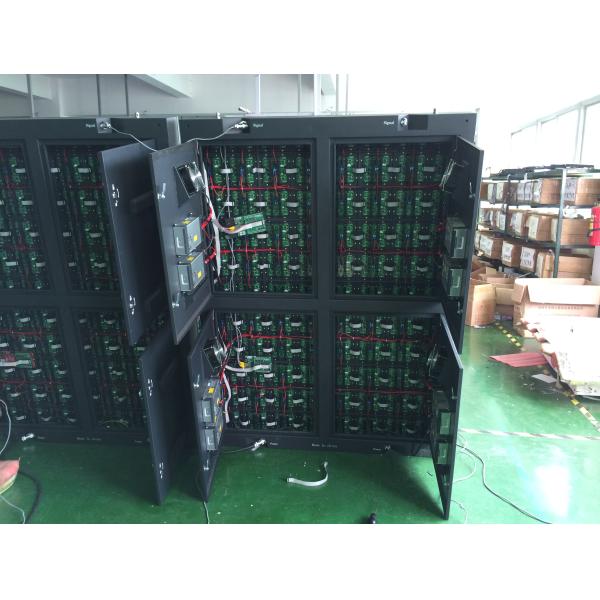 quadro de avisos impermeável exterior da exposição da propaganda do diodo emissor de luz do armário do ferro 960*960 do passo de 10mm