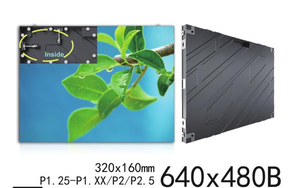 Die Casting Aluminum P2 Indoor LED Display 800cd/M2 Lightweight For Flow Shows