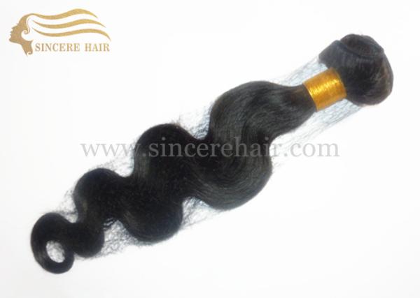 100% Virgin Human Hair Extensions, 50CM Body Wave Virgin Human Hair Weft Extension for sale