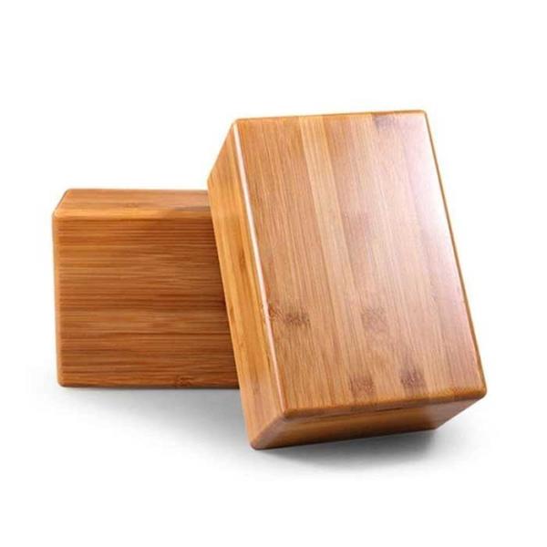 Custom Print Yoga Block Organic Eco Friendly Bamboo Yoga Block 4×6×9inch