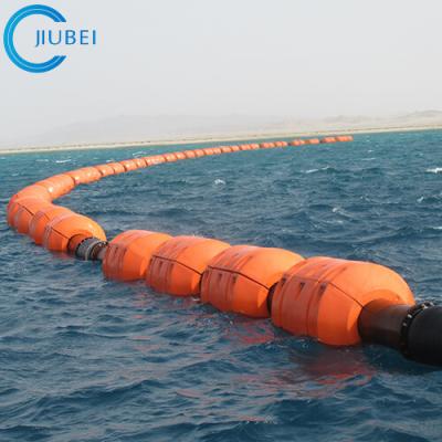 A tubulação de dragagem do HDPE flutua a areia plástica flexível espumada flutuação da mangueira 23 polegadas