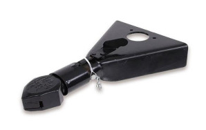 E noir enduisant la remorque en acier Tow Ball Coupling d'accouplement de l