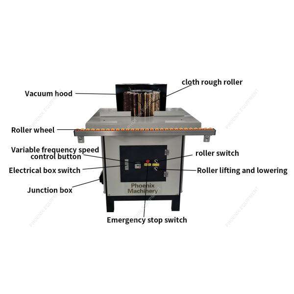 Woodworking Small Manual Polishing Machine Wood Sanding Machine for Smooth Wood Surface