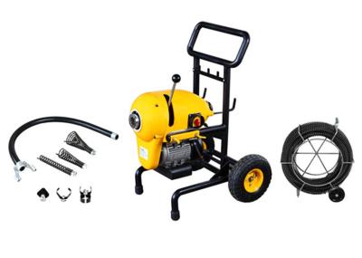 Portable Electric Drain Cleaning Machine with Wheels Can Clean 50 m