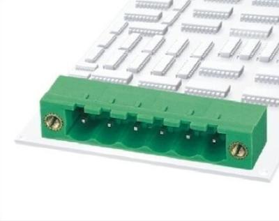 pitch:5.08mm / 0.2 in Plug-in Terminal Block socket end closed with flange nut  dip 90 Pins :2P-24P