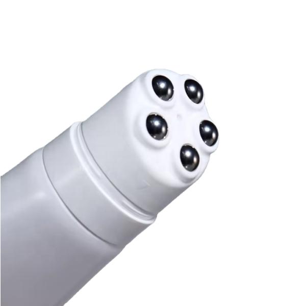 D40 50MM Shampoo Body Scrub Plastic Pre Roll on Deodorant Packaging Tube Screw Top Metal Ball