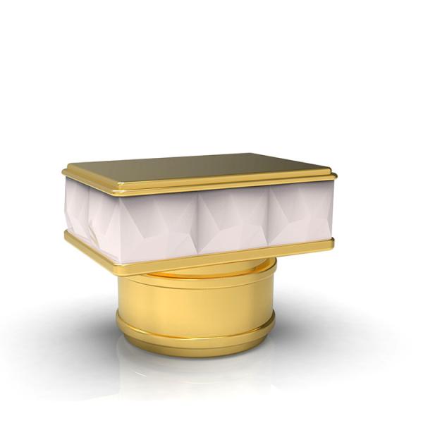 Верхние части флакона духов вставки 56*30*55mm прямоугольника пластиковые