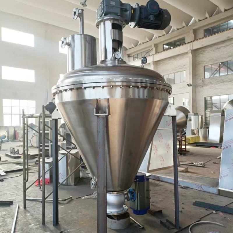 GMP Conical Vacuum Dryer 7.7kw-55kw Stainless Steel Vacuum Dryer Machine