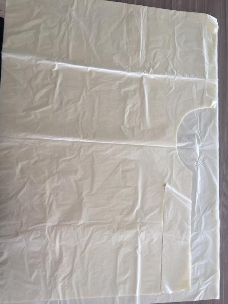 Waterproof Disposable Plastic Hair Cape For Hair Salon / Barber Shop Use