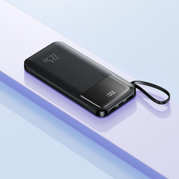 Fast Charging Power Bank 20000mAh with Cable and Real Capacity 10000mAh