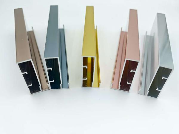 Custom Anodized Aluminium Alloy 6000 Series Aluminum Kitchen Cabinet Profile