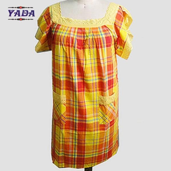 レディースカジュアルドレス オフィスパーティープラスサイズドレス 女性用蕾丝ネック