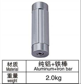 AL-77C ISO9001 Metal Pipe Connectors Aluminum Iron Bar Clump Sandblasting