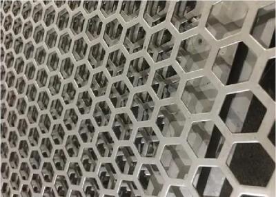 Hexagonal Perforated Metal Mesh 0.5-8mm Thickness For Architectural Applications