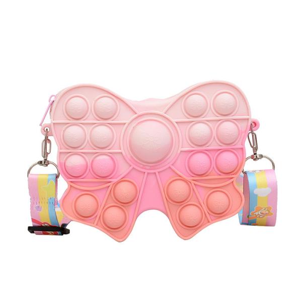 Фиджет Поп сумочка Бук девочек Сумочка Пасхальный подарок Сенсорный Фиджет игрушка Силикон Крестное тело Дети Сумочка Карандаш Чехло Макияжный пакет