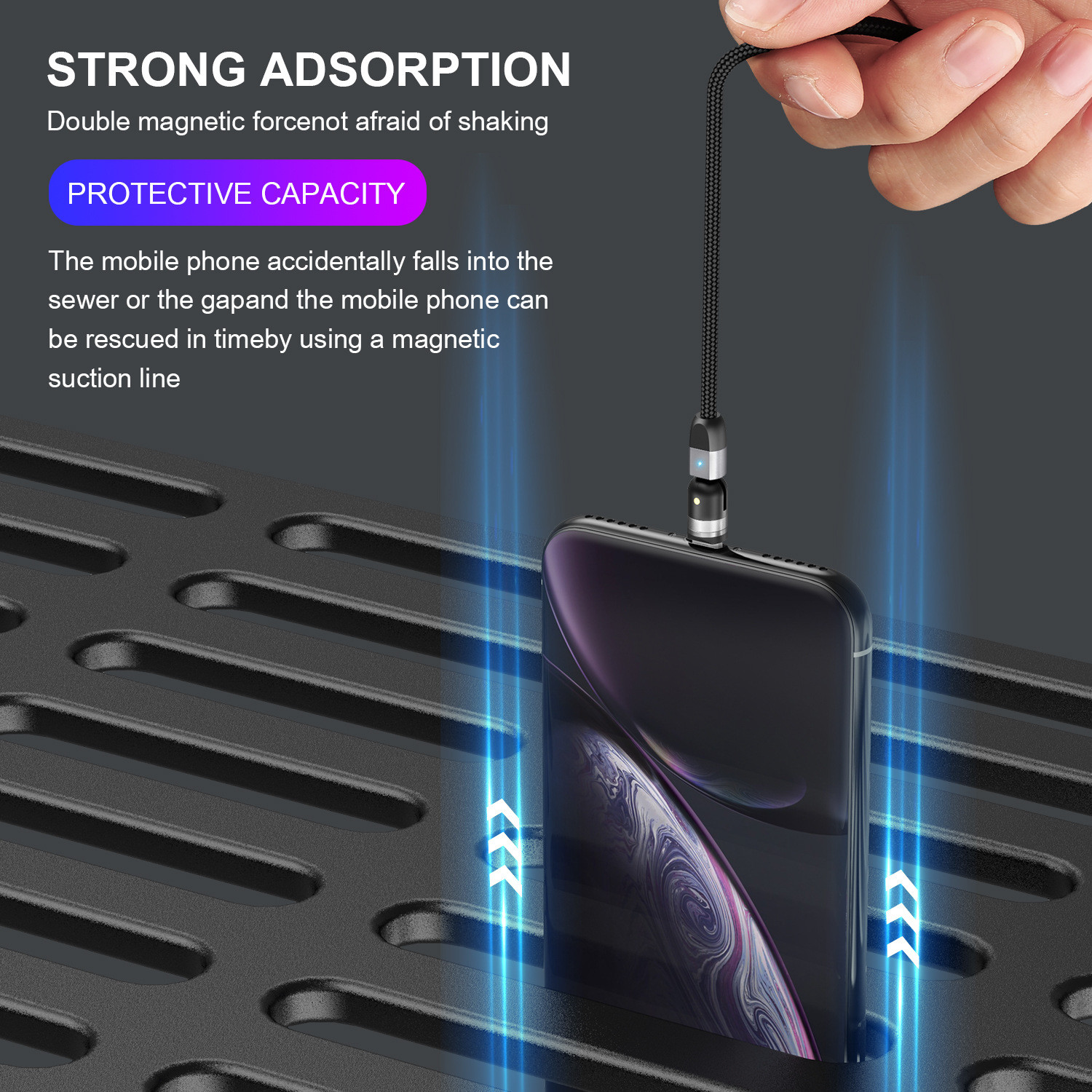 Магнитный кабель заряжателя USB