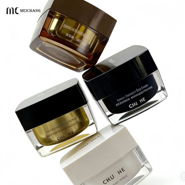High-Clarity Square Acrylic Cream Jar in 15G,20G,30G,50G for Premium Cosmetic Packaging