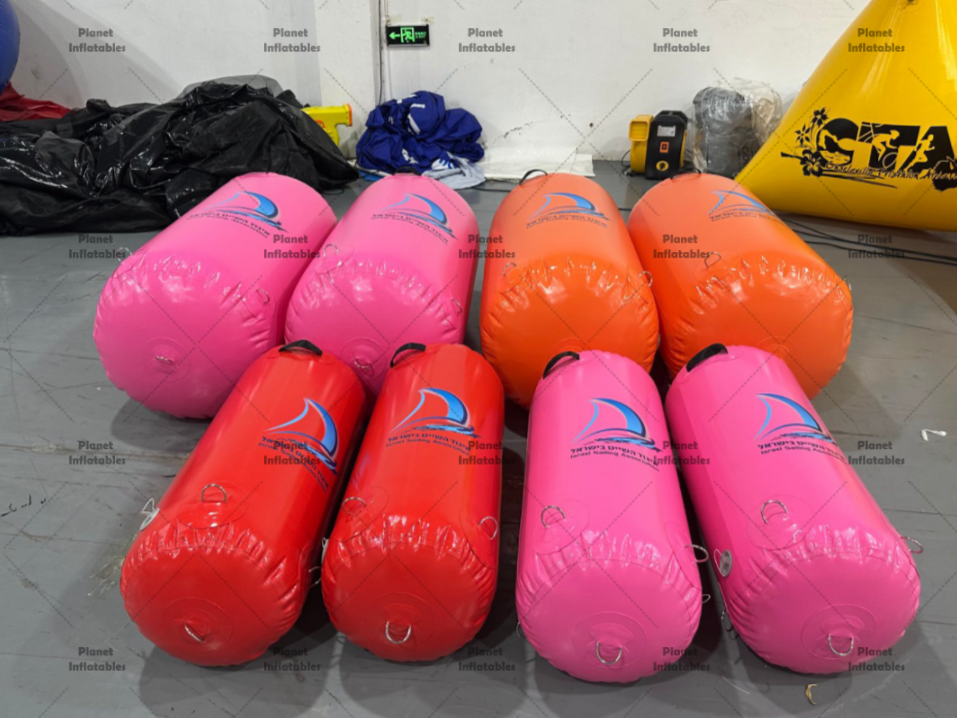 Custom Bright Color Inflatable Buoy Marker for Marine Events and Water Races