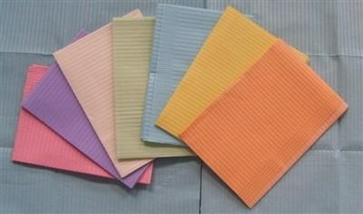 Dental Clinic Paper Aprons Disposable Bib 13X18 Single Use Multi Color Available