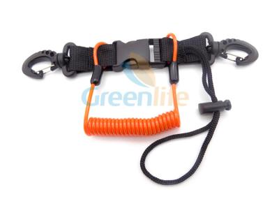 Scuba Diving 1.3M Stretching Quick Release Coil Lanyard