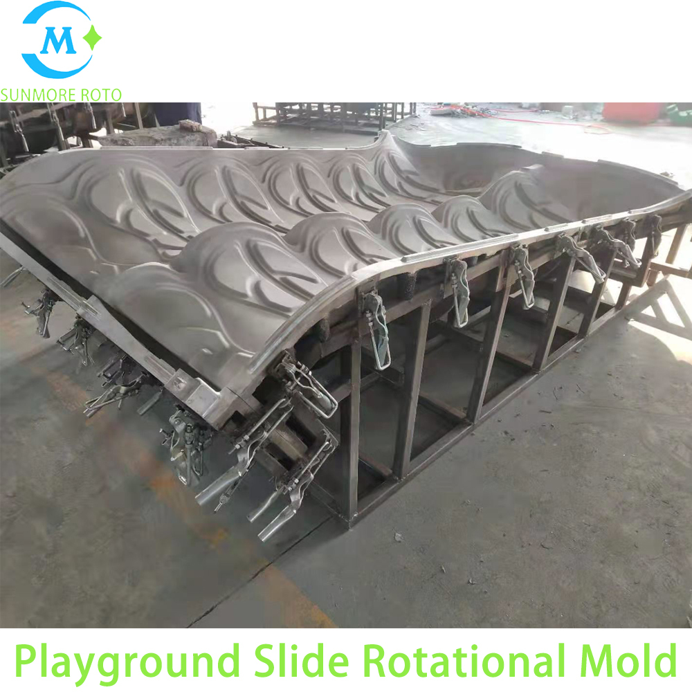 Wave Playground Slide Rotomolding Mold 3m–8m Length For Kids Outdoor Play Systems