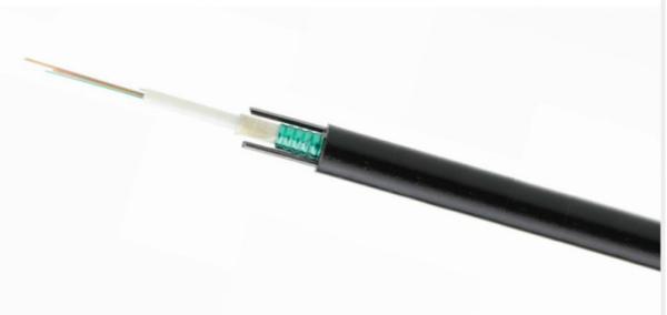 Outdoor Fiber Optic Cable GYXTW 12 Core Uni-Tube Light Aerial Armored  Single Mode