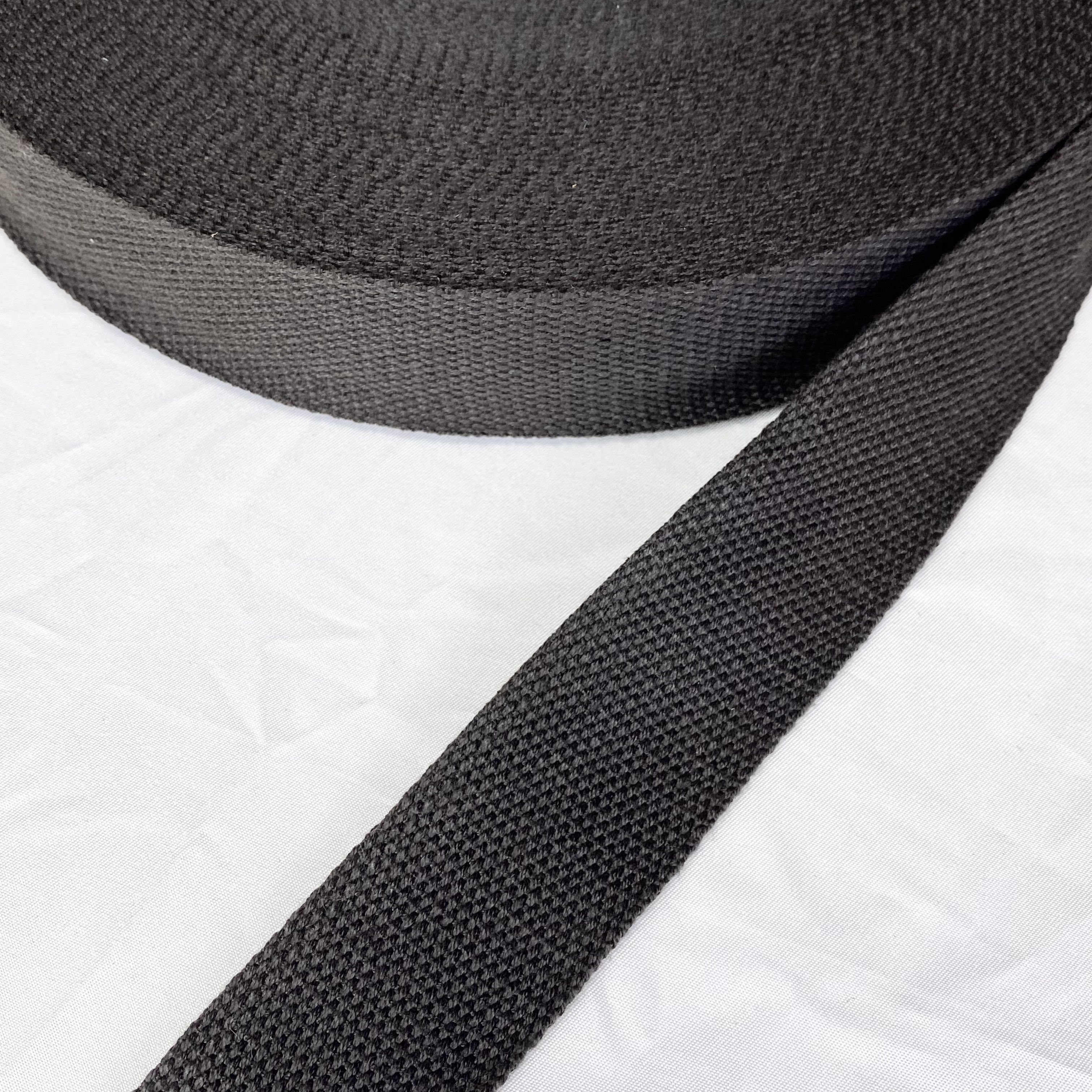 Soft bead Polyester-cotton webbing in a variety of colors Dupont Tote bag strap Textiles