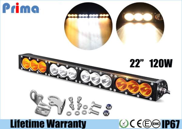 22inch 120W High Power Cree Led Fog Light Bar Amber White Waterproof Dustproof