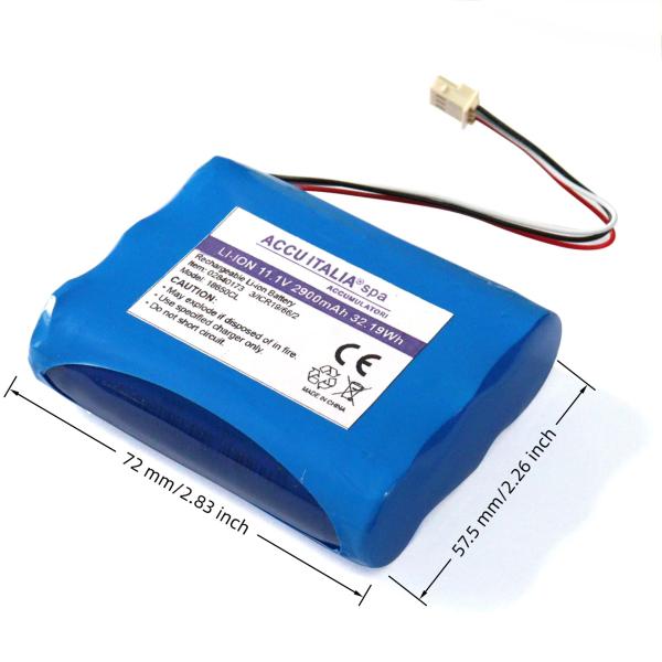Rechargeable Custom 18650 Battery Pack 7.2V 2200mAh High Performance
