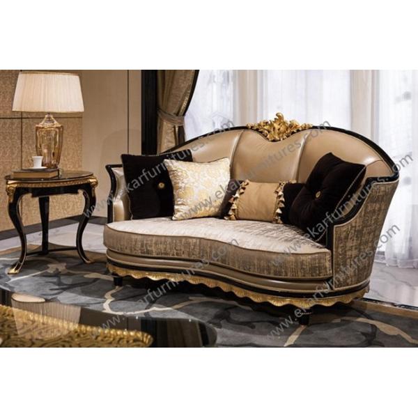 Luxury Hotel Room Furniture Modern Design Leather Sofa TI-006
