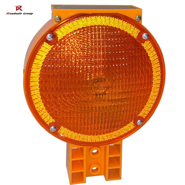Popular LED Traffic Warning Light For Israel Market High Brightness LED Yellow Red Purple ABS Lens PP Base