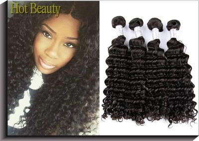 Deep Curl Virgin Peruvian Hair Extensions Unprocessed Peruvian Hair Bundles 3 Pcs A Lot