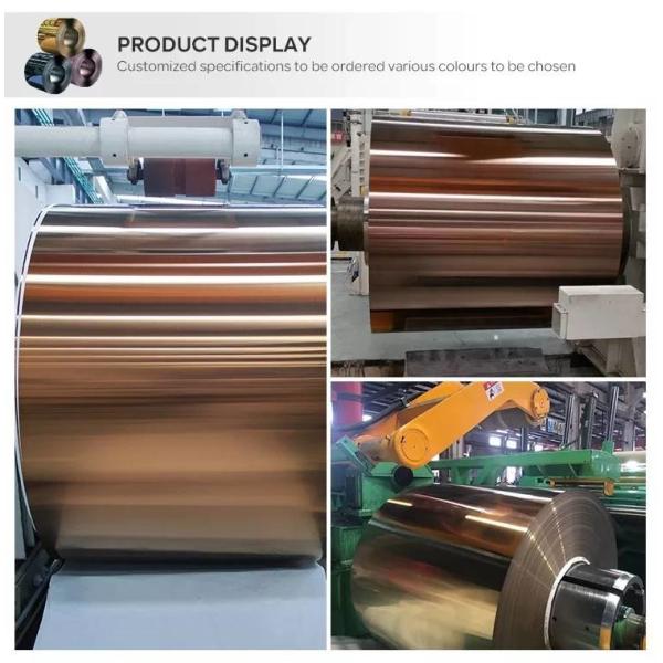 Antiwear 321 EN1.4541 Stainless Steel Roll , Colored Stainless Steel Slit Coil