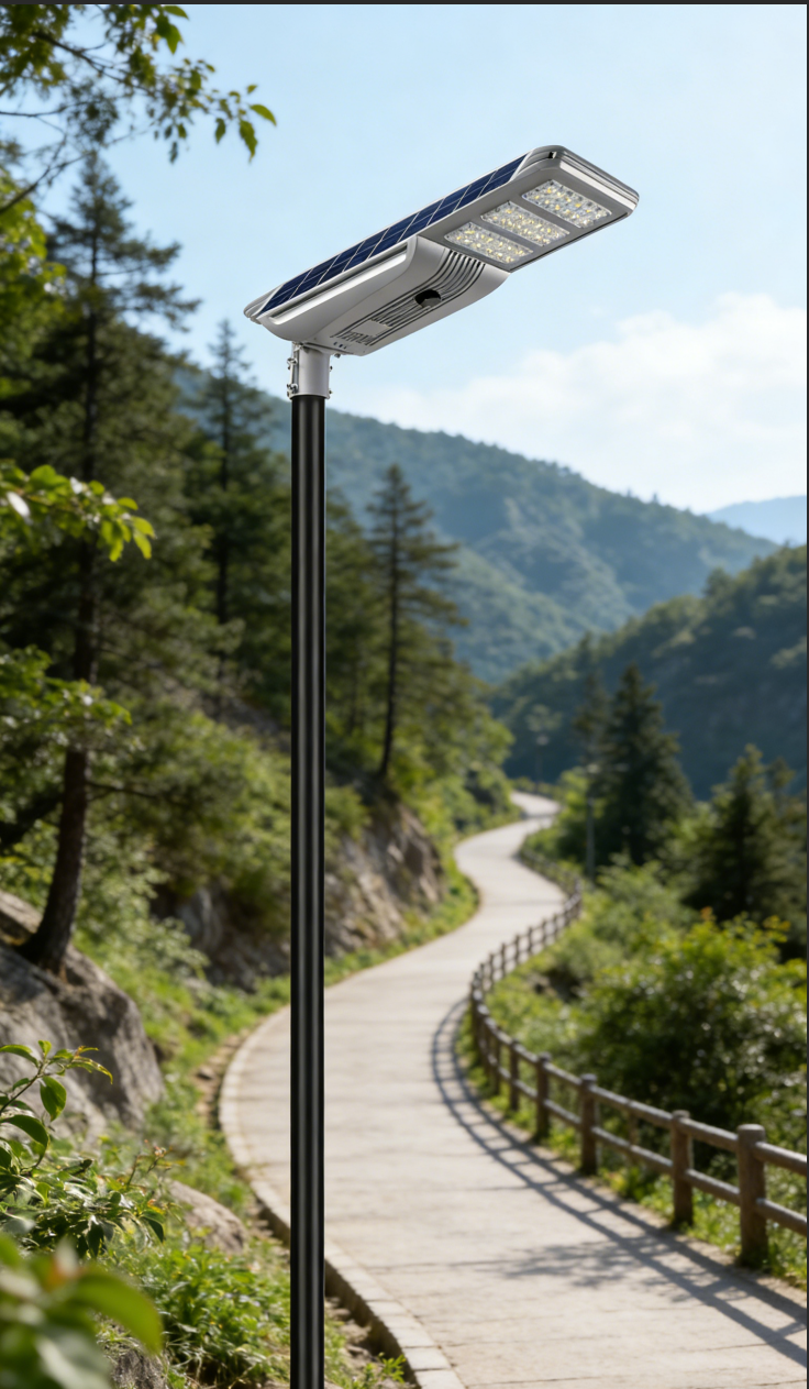 All in one Waterproof Solar Street Light Cusmizable High Quality for Outdoor Roads