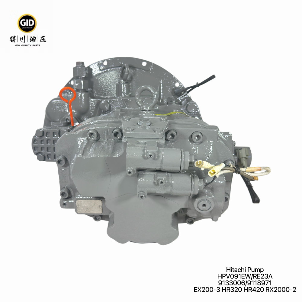 Hitachi HPV091EW Hydraulic Main Pump with High-Strength Cast Iron Construction Precision Components and Tested Before Shipment for EX200-3 HR320 HR420 RX2000-2