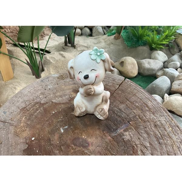 Изготовленный на заказ сад гончарни орнаментирует оформление сада Handmade щенка керамическое