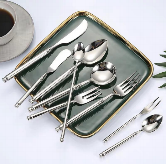 Serving Utensils Stainless-steel tableware polished mirror matte finish designed for high heat resistance in restaurant and hotel kitchens