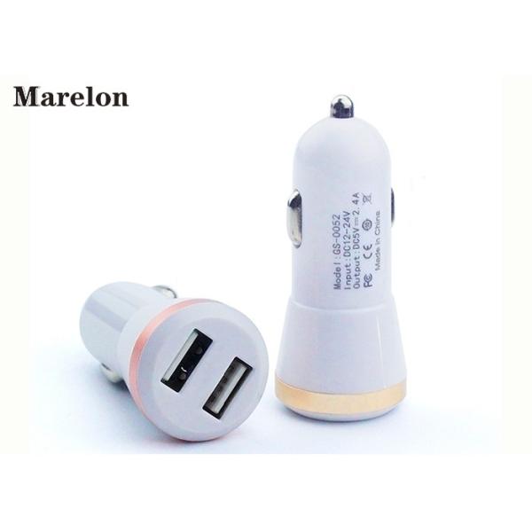 Portable Mini USB Car Charger Dual USB Port For Mobile Phone Charging