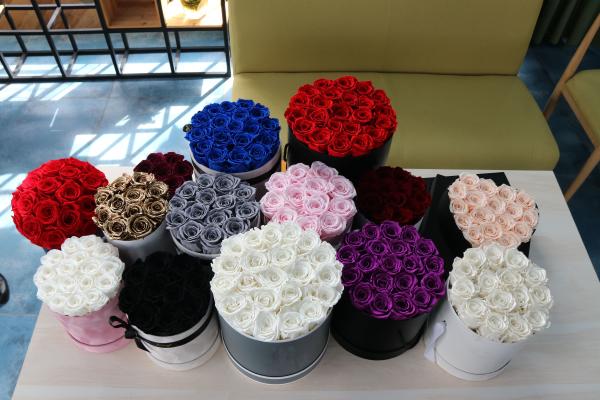 2020 Christmas Decorations Indoor Preserved  Roses Box Valentine proserved Rose gift in Box