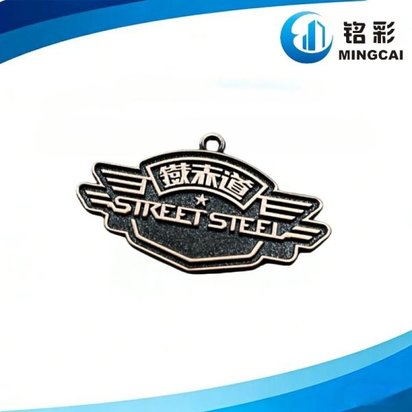Custom Metal Logo Badges and Brand Nameplates with Durable Enamel Customizable Shapes for Multi-Industry Versatility