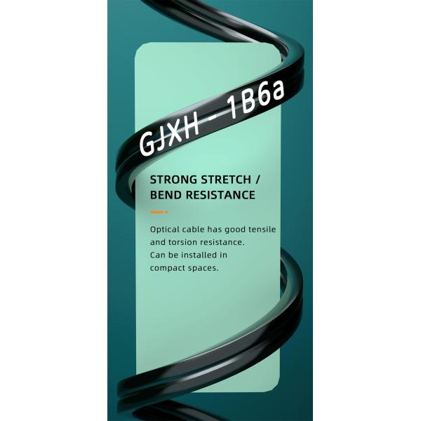 GJXH GJYXCH GJYXFCH FTTH Indoor 1 Core aerial Fiber Optic Cable