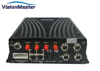 gravador de vídeo de Digitas do canal do apoio 8 de 2TB HDD, carro móvel do registrador do cartão DVR de 128GB SD