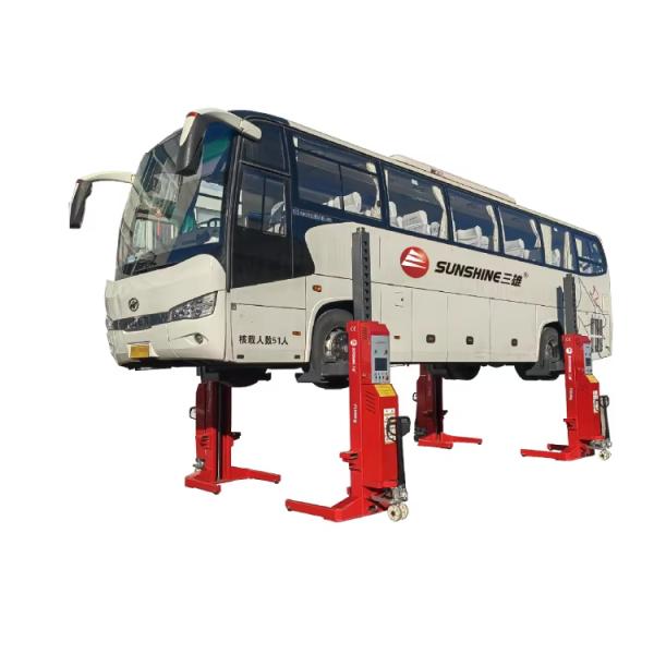 Commercial Vehicle Lift Movable Single Post Lifting System 30 Tons, 45 Tons