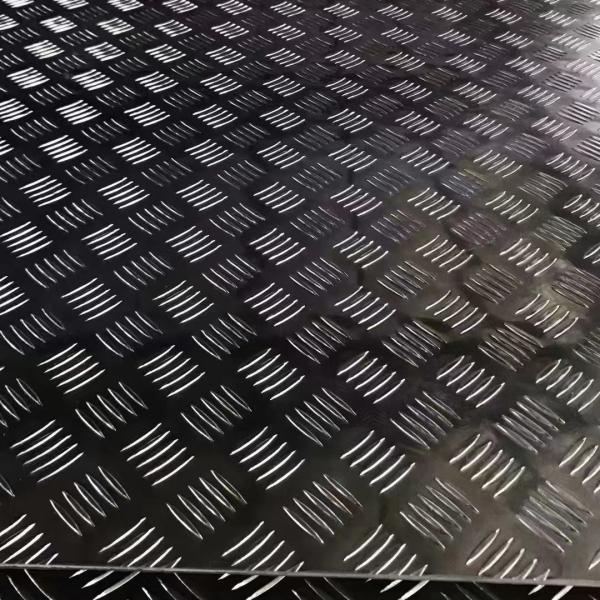 AL6061-T6 Placa de rosca de diamante 6mm*1250*2500mm Plancha de aluminio a cuadros con patrón de diamante para pasarela