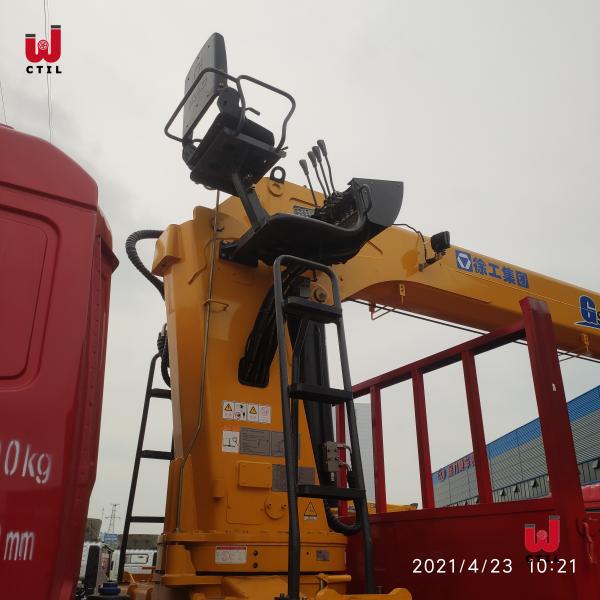 Сверхмощный прямой грузовик 6x4 GSQS300 4 заграждения вагона с краном Xcmg