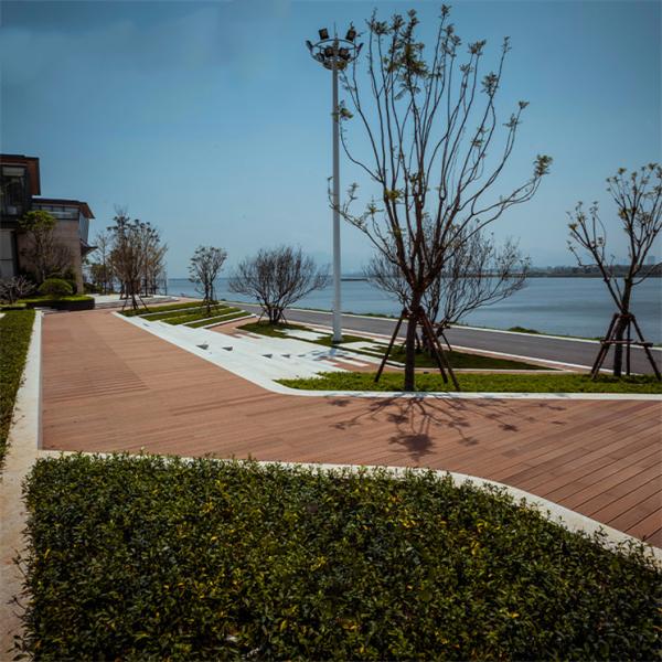 Популярные наружные бамбуковые полы