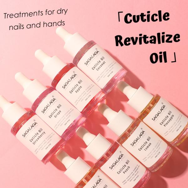 Healthy Formulate Nail Care SAGALAGA Strengthening Oil Nourish Hydrates Cuticle Oil for Moisturizing Nails Custom Logo