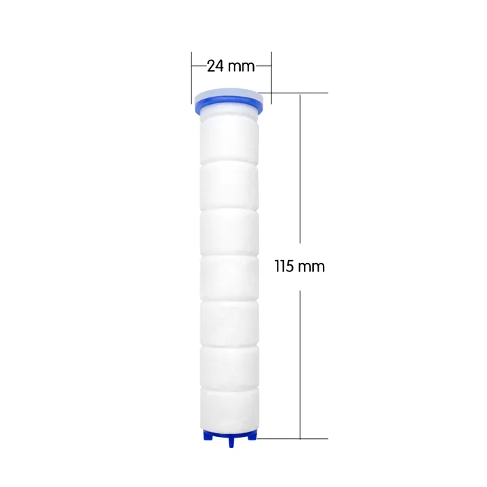 High Pressure Cotton Filter Handheld Shower Head with Modern Design Style in Chrome