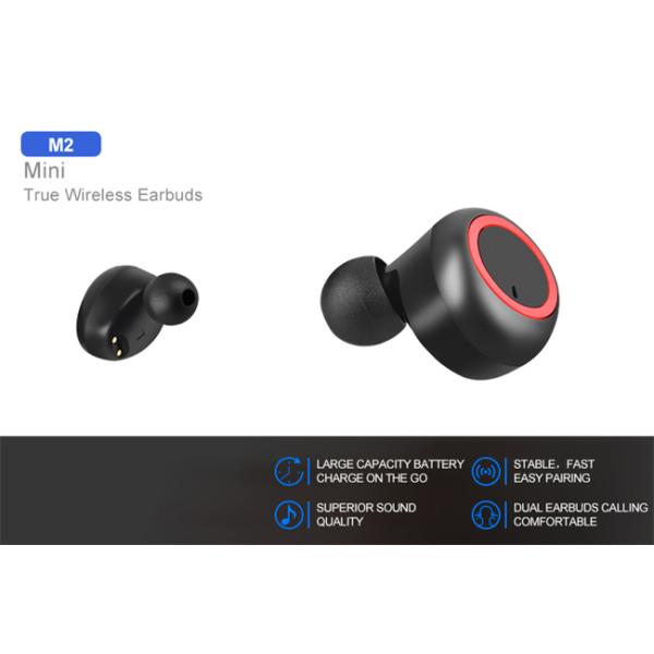BT5.0 Touch Control TWS Headset True Wireless Earphones For Gym