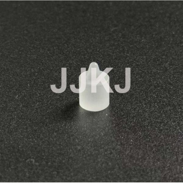 Customized Dome Polished Sapphire Optical Glass Rod Lens Blank with 99.999% Purity